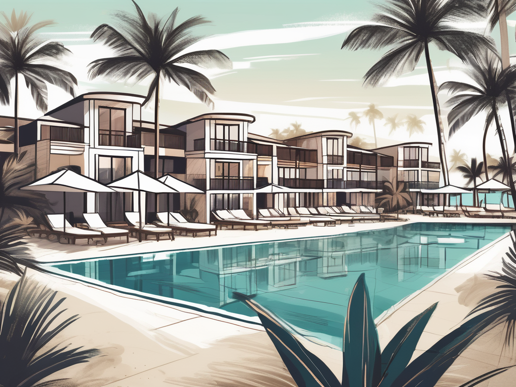 A luxurious all-inclusive resort in the dominican republic